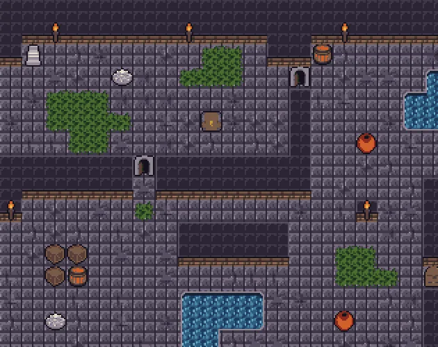 Dungeon Pixel Tileset (16x16)