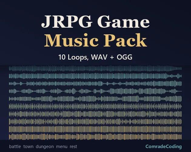 JRPG Game Music Pack: 10 Loops